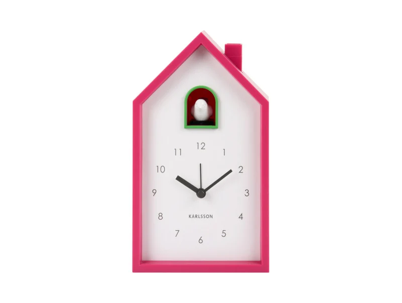 Karlsson Modern Cuckoo KA6015BP Wecker • Kuckucksruf • 3x AAA
