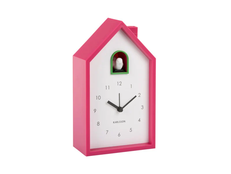 Karlsson Modern Cuckoo KA6015BP Wecker • Kuckucksruf • 3x AAA