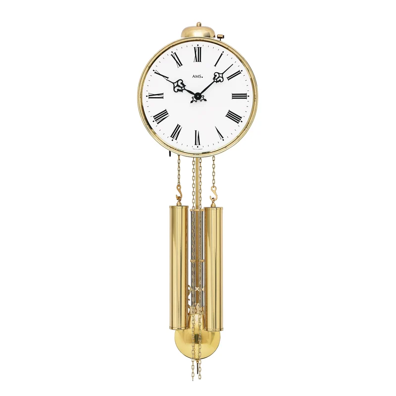AMS Klassik H348 Wanduhr • 8-Tage-Kettenzugwerk • Glockenschlag
