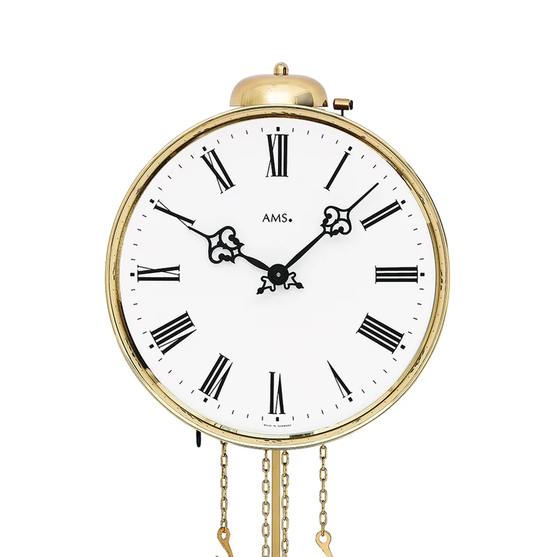 AMS Klassik H348 Wanduhr • 8-Tage-Kettenzugwerk • Glockenschlag