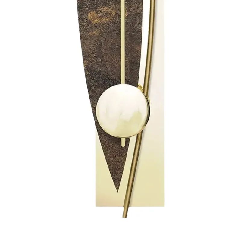 AMS Design W7453 Wanduhr • Quarz-Pendelwerk • Messing-Details