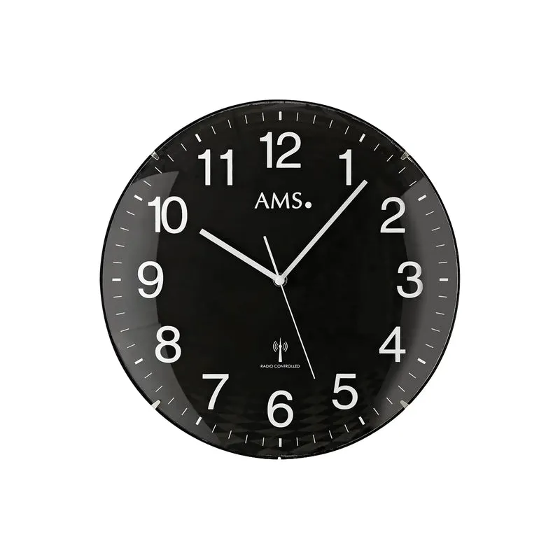 AMS Funk F5959 Wanduhr • Präzises Funkwerk • Kontraststark