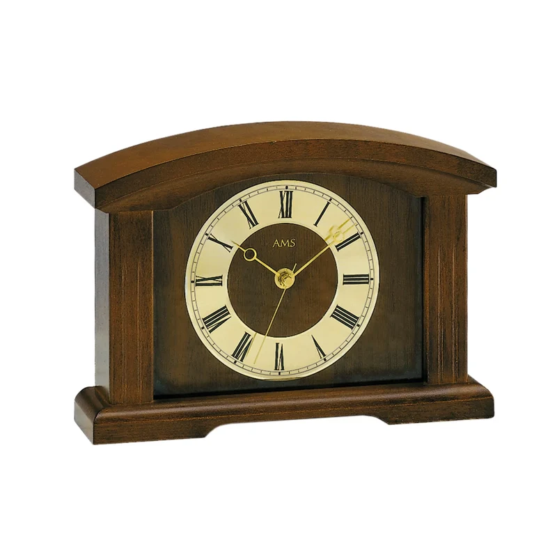 AMS Funk F5138/1 Tischuhr • Schwarzwälder Tradition • Holz