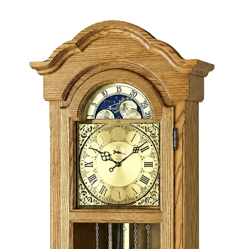 AMS Klassik S2021/4 Standuhr • Eiche massiv • Westminster