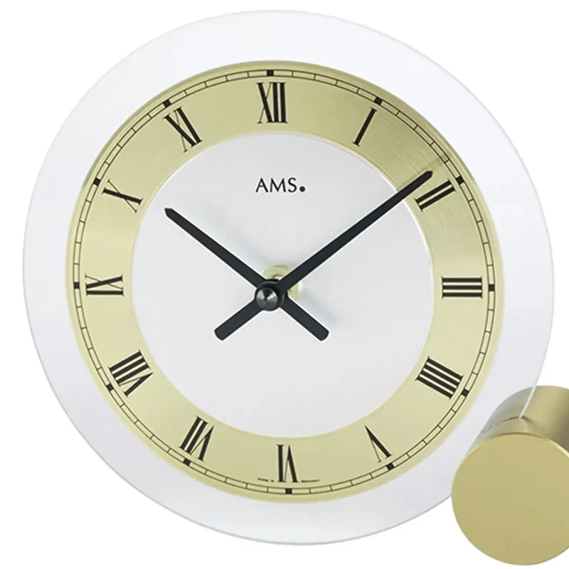AMS Design T168 Tischuhr • Mineralglas • Quarzwerk