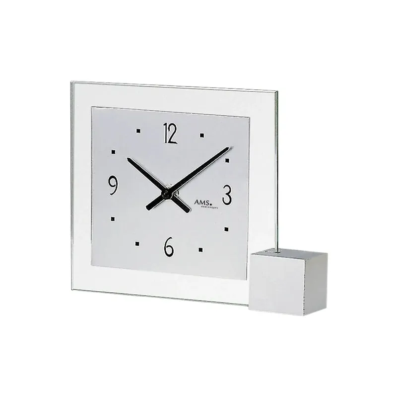 AMS Design T102 Tischuhr • Geräuschlos • Mineralglas