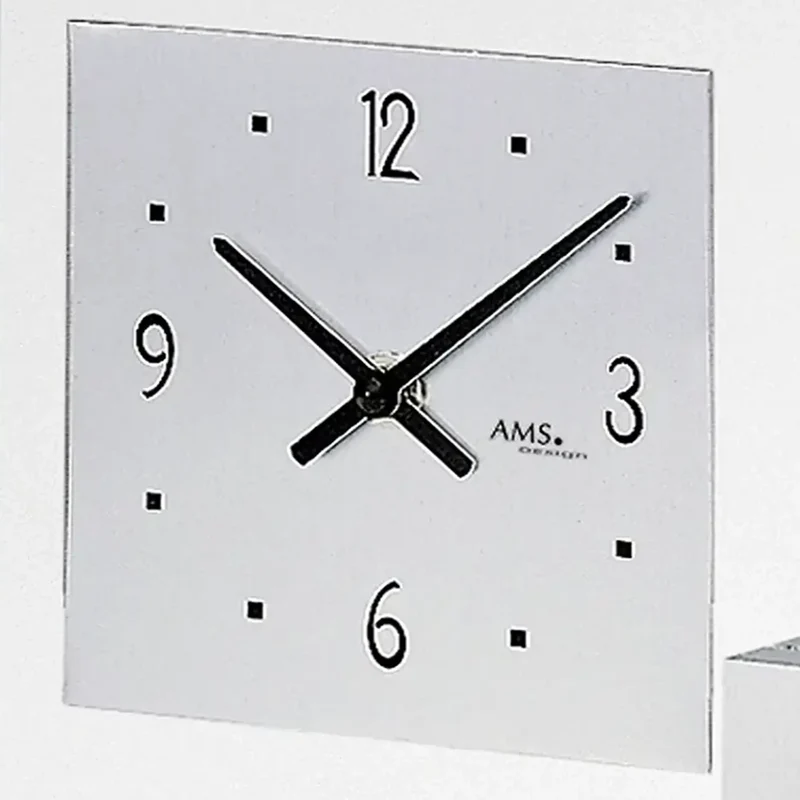 AMS Design T102 Tischuhr • Geräuschlos • Mineralglas