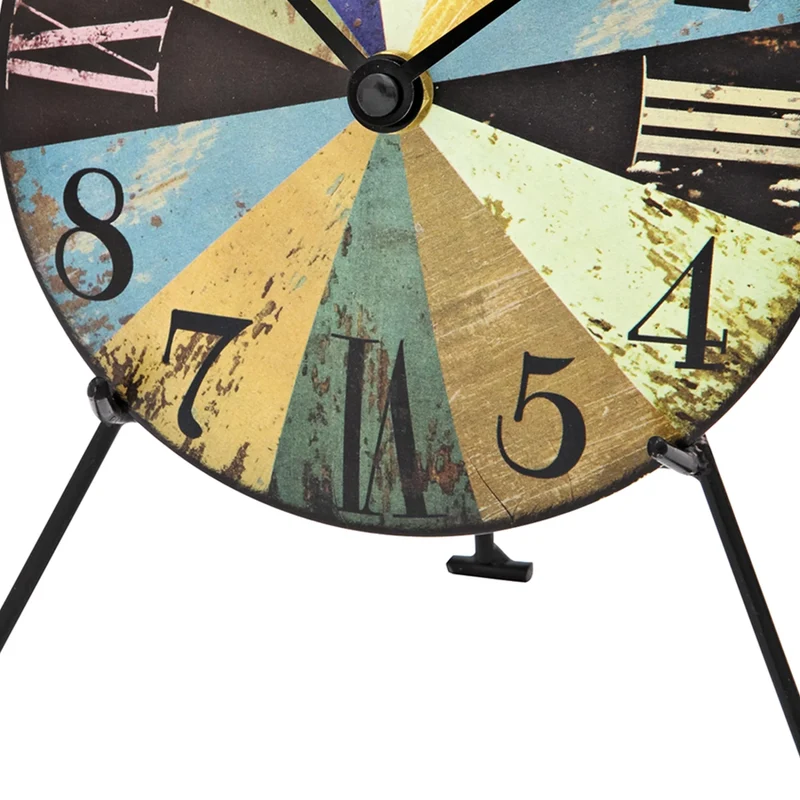 AMS Design T1164 Tischuhr • Geräuschloses Quarzwerk • Retro