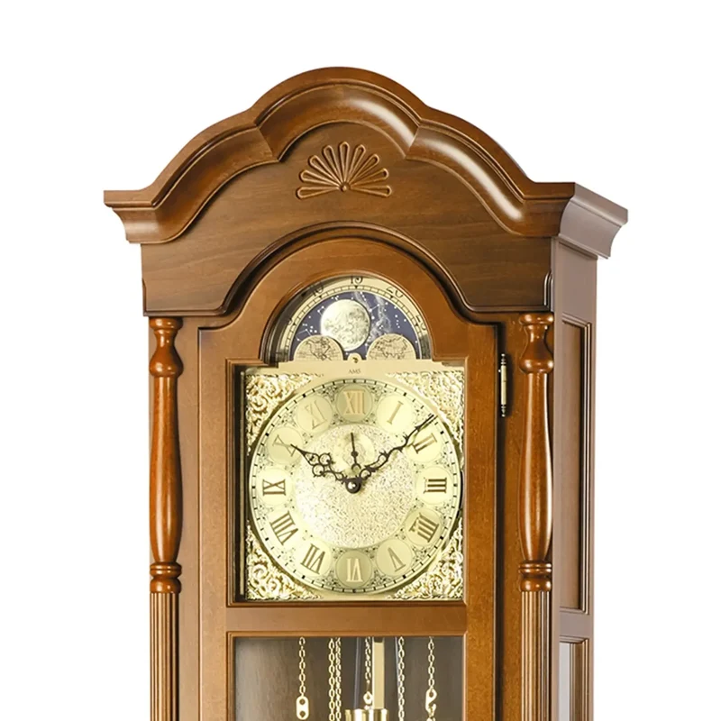 AMS Klassik S2011/1 Standuhr • 8-Tage Westminster • Nussbaum