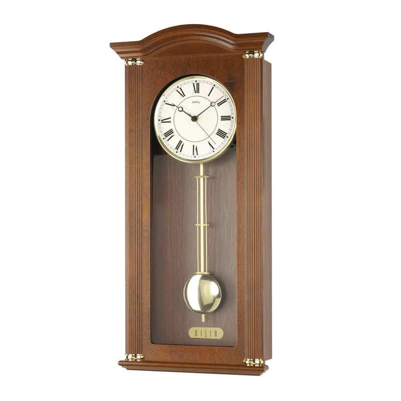 AMS Funk F5014/1 Pendeluhr • Westminster • Nussbaumholz
