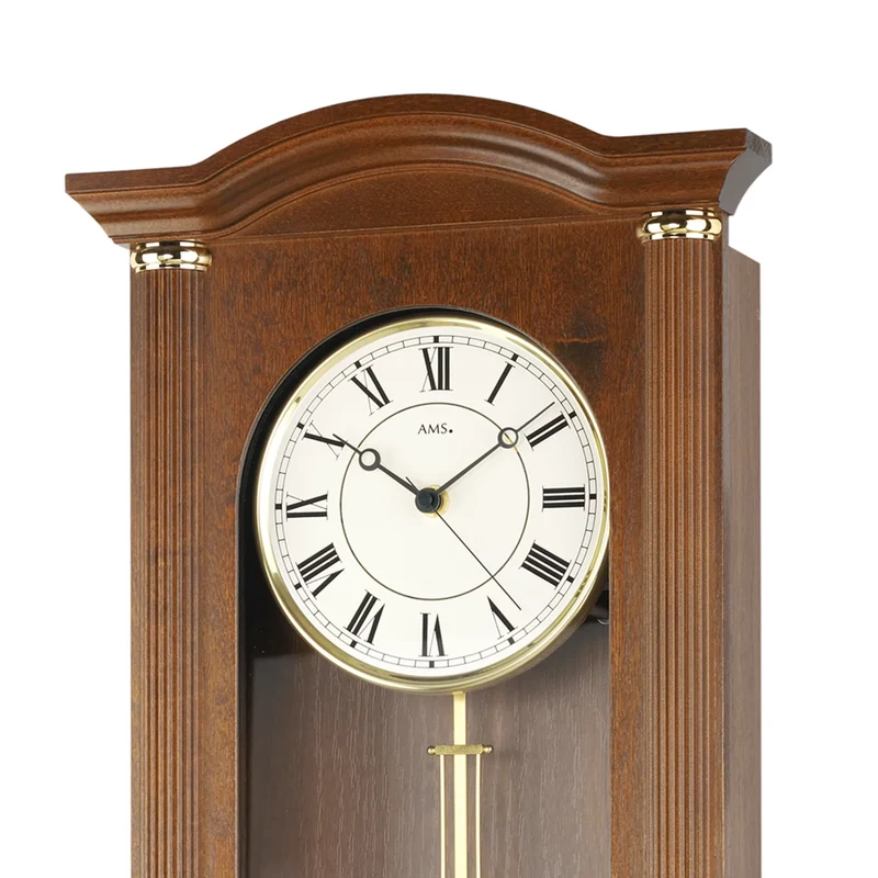 AMS Funk F5014/1 Pendeluhr • Westminster • Nussbaumholz