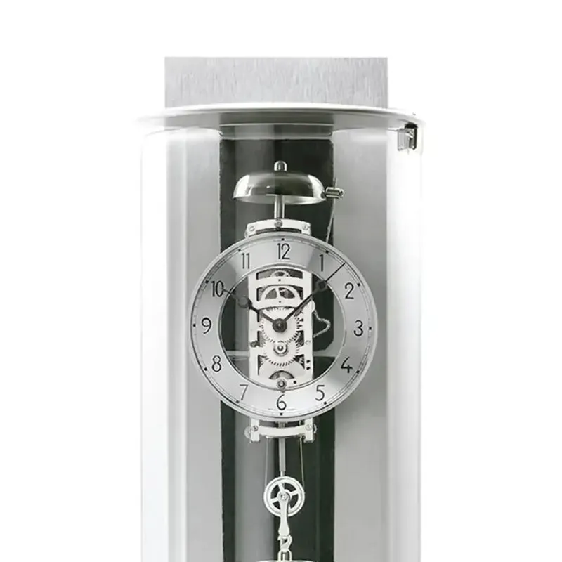 AMS Design R695 Wanduhr • Mechanisches Seilzugwerk • Schiefer & Aluminium