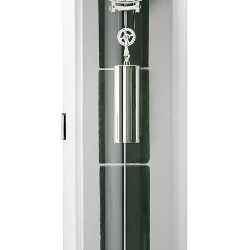 AMS Design R695 Wanduhr • Mechanisches Seilzugwerk • Schiefer & Aluminium