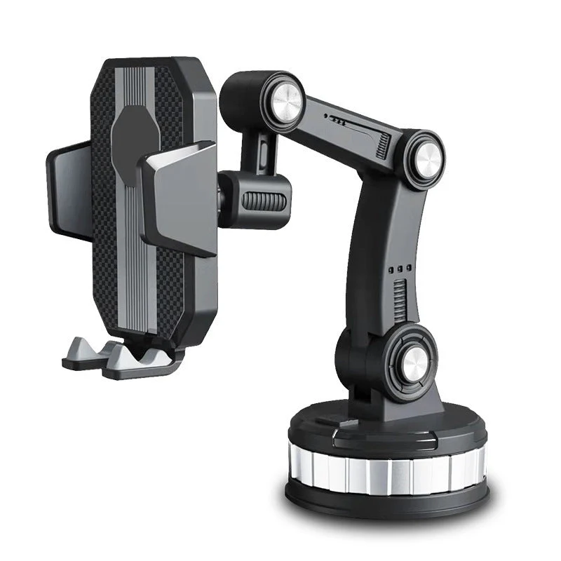 Universele Telefoonhouder Auto Voorruit & Dashboard 360° Draaibaar met Telescopische Arm | Sansoti