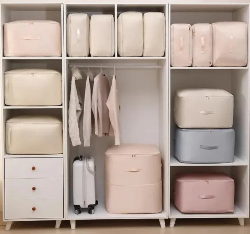 Compressie Opbergzak voor Kleding & Textiel | Ruimtebesparend Vacuüm Compressietas | Sansoti