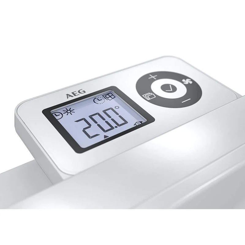 AEG Wandkonvektor WKL 1505 für ca. 15 m², Heizung 1500 W, 5-30 °C, wandhängend, LC-Display, Timer