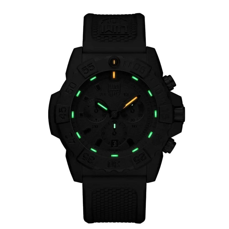 Luminox Navy SEAL Chronograph XS.3581.EY Herrenuhr • LLT • Carbonox