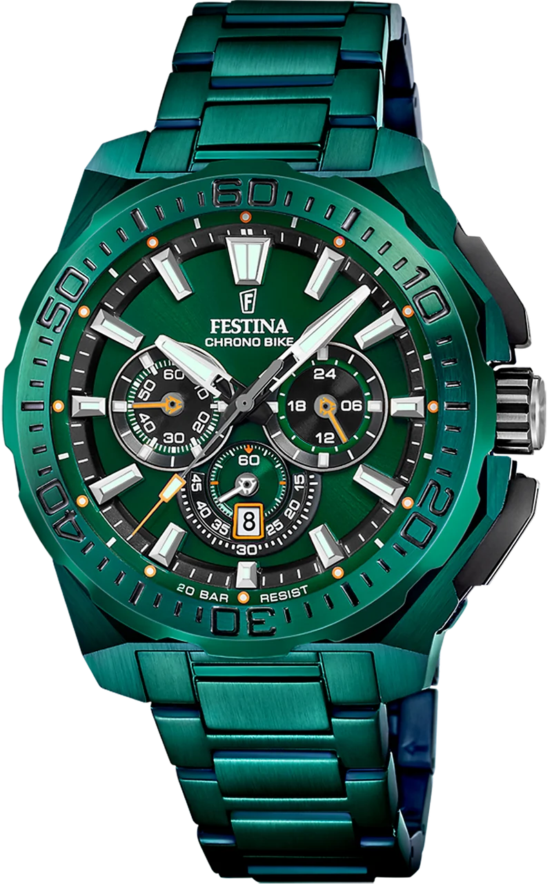 Festina F20730/1 Chrono Bike Herrenuhr • Sport-Stil • 20 bar