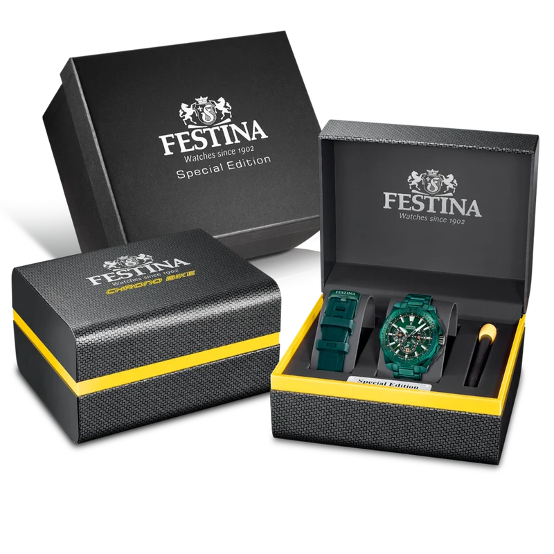 Festina F20730/1 Chrono Bike Herrenuhr • Sport-Stil • 20 bar