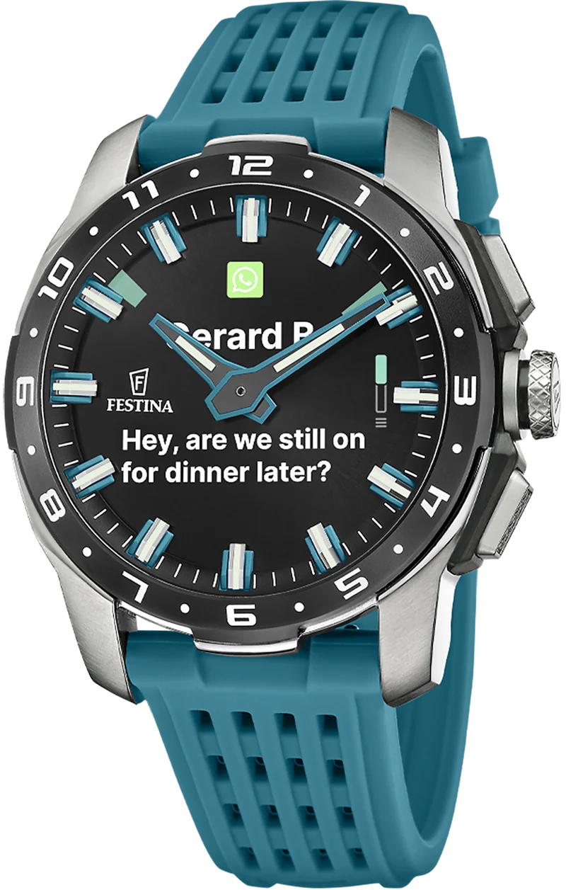 Festina Connected Full D F23305/5 Herrenuhr • Hybrid-Titanuhr • Saphirglas