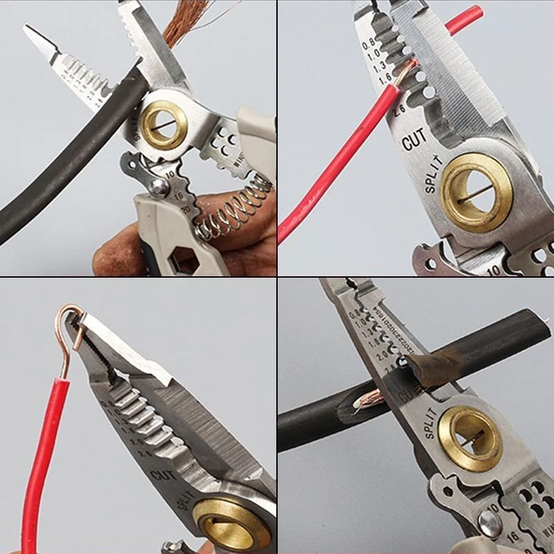 Professionele Draadtang — Strip, Knip & Krimp | Multifunctioneel Kabelhulpmiddel | Sansoti