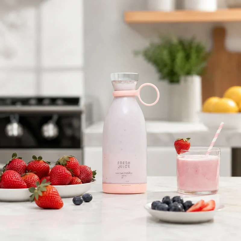 Elektrische Sappers met Draadloos Ontwerp 400W – Sapcentrifuge voor Groente en Fruit | Sansoti