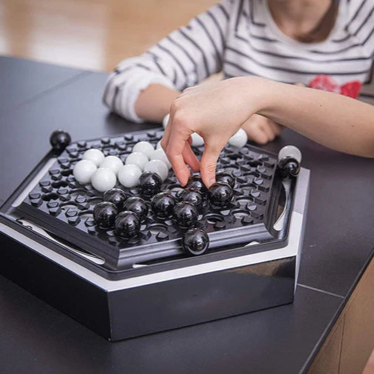 Strategisch Marmerspel voor Twee Spelers – Klassiek Bordspel met Concentratietraining en Logisch Denkvermogen | Sansoti