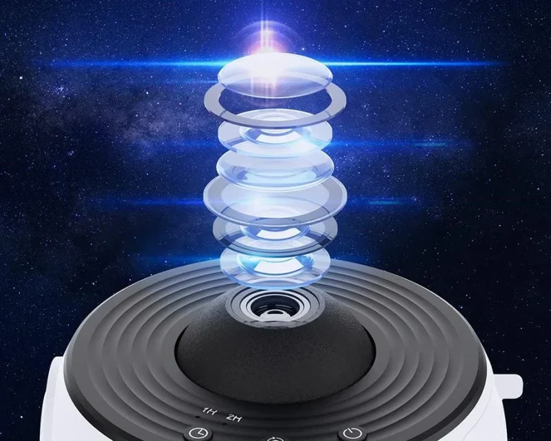 Galaxyprojectie Sterrenhemel Projector met Verwisselbare Schijven – Ruimtevisualisatie voor Kinderen en Volwassenen | Sansoti