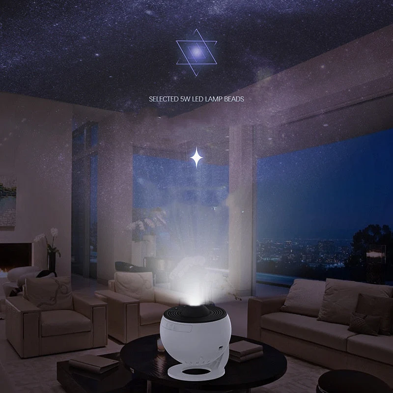 Galaxyprojectie Sterrenhemel Projector met Verwisselbare Schijven – Ruimtevisualisatie voor Kinderen en Volwassenen | Sansoti
