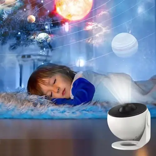 Galaxyprojectie Sterrenhemel Projector met Verwisselbare Schijven – Ruimtevisualisatie voor Kinderen en Volwassenen | Sansoti