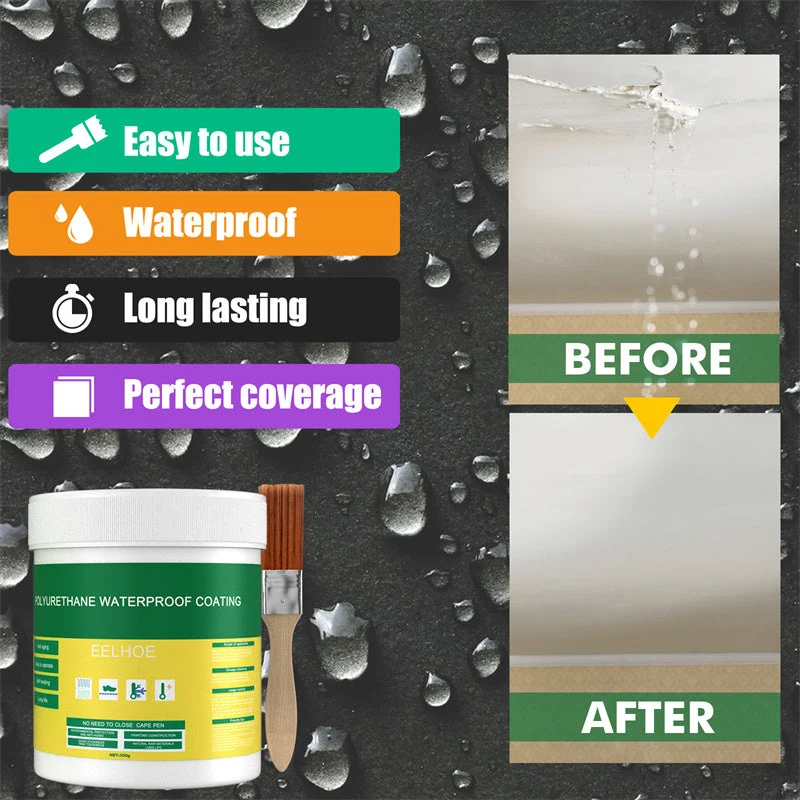 Waterafstotende Coating Spray — Transparante Transparante Beschermlaag voor Daken Balkons Muren Tegels | Sansoti