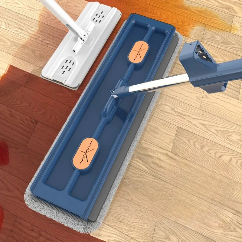 Zelfuitwringende 360° Vlakke Dweil met Roterende Kop voor Alle Vloertypes | Sansoti