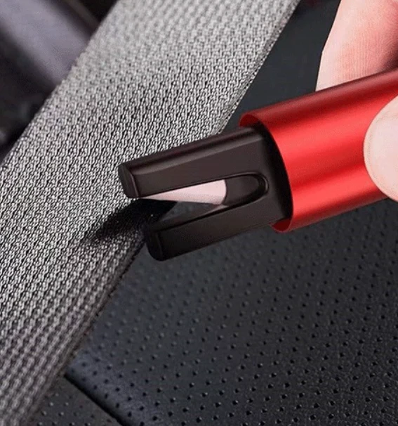 Veiligheidshamer Noodontsnappingshamer Gordelsnijder Auto Ruitbreker | Sansoti
