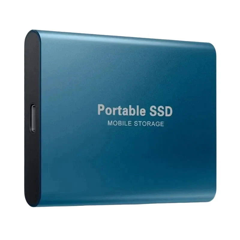 Draagbare Externe SSD-Schijf met Hoge Overdrachtssnelheid - Compacte Opslag voor Laptop, PC & Gaming - Aluminium Behuizing met USB-C - Tot 30TB Capaciteit - Schokbestendig & Plug-and-Play | Sansoti