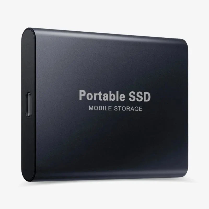 Draagbare Externe SSD-Schijf met Hoge Overdrachtssnelheid - Compacte Opslag voor Laptop, PC & Gaming - Aluminium Behuizing met USB-C - Tot 30TB Capaciteit - Schokbestendig & Plug-and-Play | Sansoti