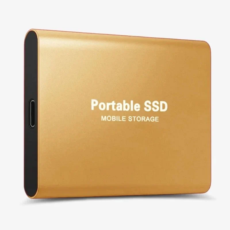 Draagbare Externe SSD-Schijf met Hoge Overdrachtssnelheid - Compacte Opslag voor Laptop, PC & Gaming - Aluminium Behuizing met USB-C - Tot 30TB Capaciteit - Schokbestendig & Plug-and-Play | Sansoti