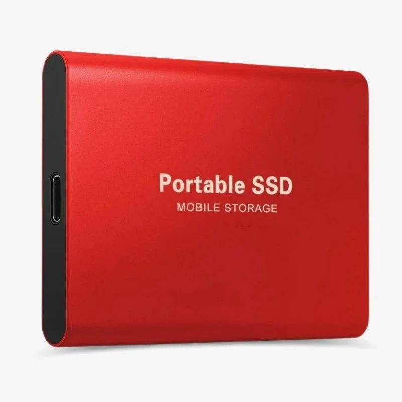 Draagbare Externe SSD-Schijf met Hoge Overdrachtssnelheid - Compacte Opslag voor Laptop, PC & Gaming - Aluminium Behuizing met USB-C - Tot 30TB Capaciteit - Schokbestendig & Plug-and-Play | Sansoti