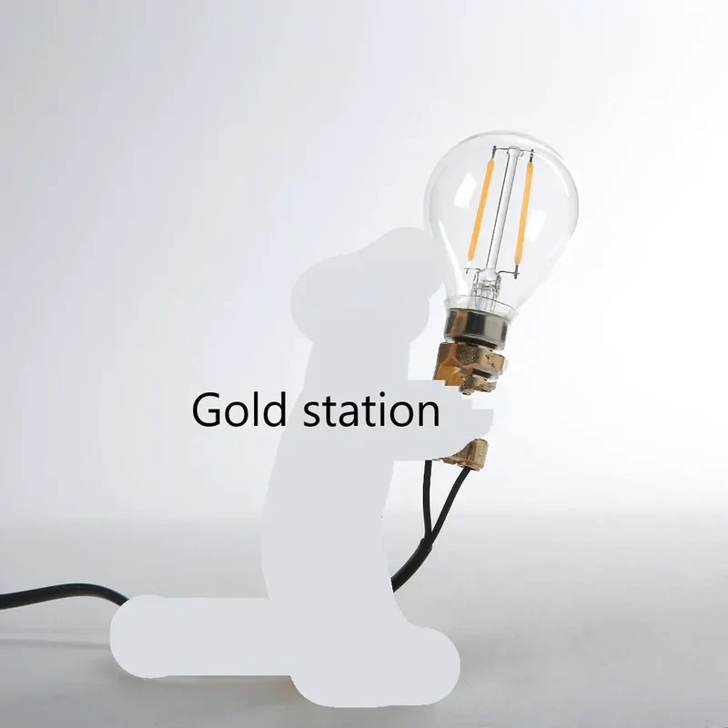 Decoratieve Muizenlamp Hars LED Verlichting Zittend of Liggend Wit Goud Zwart Tafel- en Nachtkastlamp voor Woonkamer Slaapkamer Kinderkamer | Sansoti