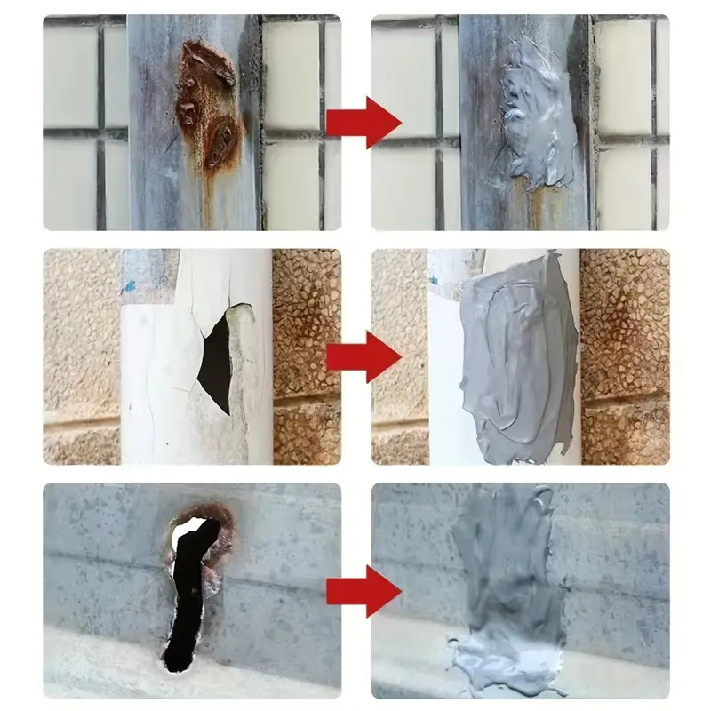 Industriële Metaalreparatielijm Set — Sterke Afdichting voor Buizen en Metalen Oppervlakken | Sansoti