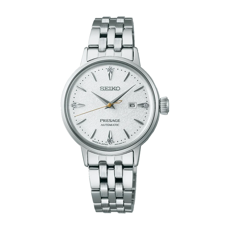 Seiko Presage SRE017J1 Damenuhr • Automatik Cocktail Time • Elegantes Milanaiseband
