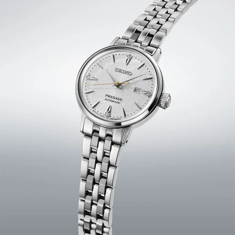 Seiko Presage SRE017J1 Damenuhr • Automatik Cocktail Time • Elegantes Milanaiseband