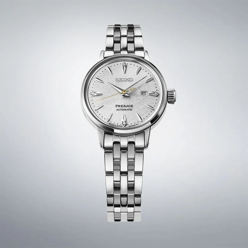 Seiko Presage SRE017J1 Damenuhr • Automatik Cocktail Time • Elegantes Milanaiseband