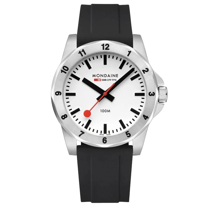 Mondaine Numeri MSN.4211B.RB Herrenuhr • BackLight Technik • 10 ATM
