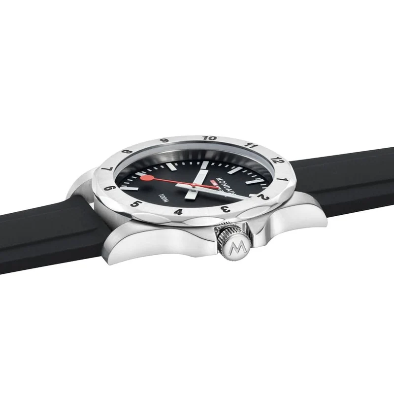 Mondaine Numeri MSN.42120.RB Herrenuhr • Markante 12-eckige Lünette • Swiss Made