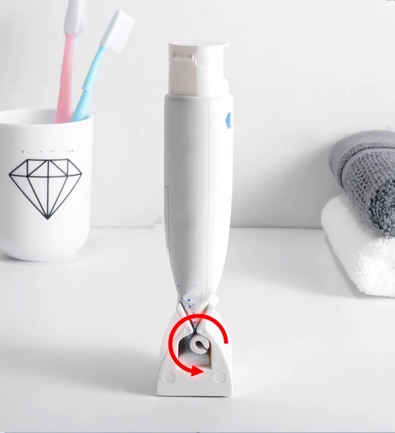 Tandpasta Uitknijper Set van 2 – Hygiënisch Tandpasta Uitknijtool voor Badkamer | Sansoti