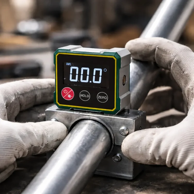 Digitale Laserinclinometer • Hoekafstandsmeter • Gradenmeter • Waterpas voor Nauwkeurige Hoekmetingen | Sansoti