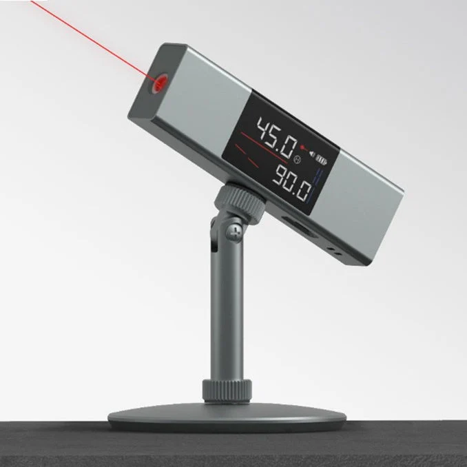 360° Laservaterpas met LED-Display — Zelfnivellerend Kruislijnlaser Bouwgereedschap | Sansoti