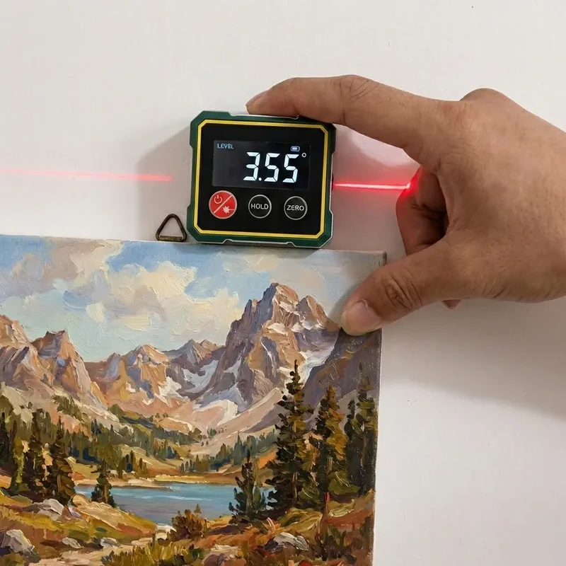 Digitale Laser Waterpas met Inclinometer voor Nauwkeurig Nivelleren | Sansoti
