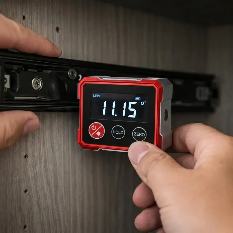 Digitale Laser Waterpas met Inclinometer voor Nauwkeurig Nivelleren | Sansoti