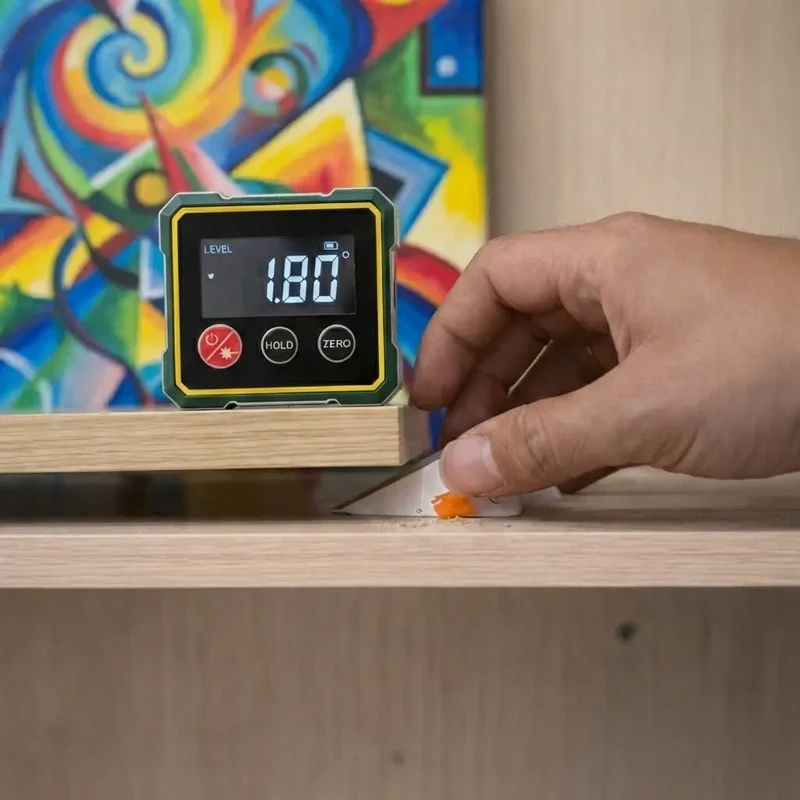 Digitale Laser Waterpas met Inclinometer voor Nauwkeurig Nivelleren | Sansoti